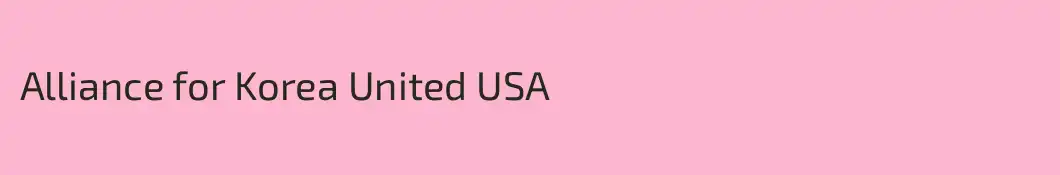 Alliance for Korea United USA